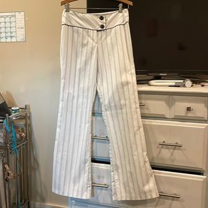 Pin-striped pants